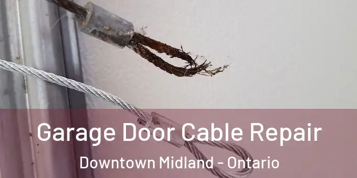 Garage Door Cable Repair Downtown Midland - Ontario