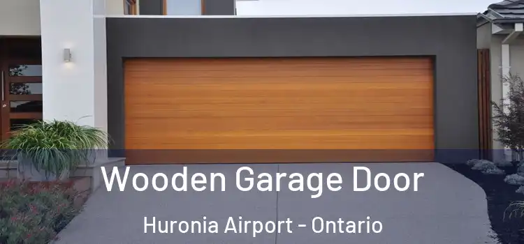Wooden Garage Door Huronia Airport - Ontario